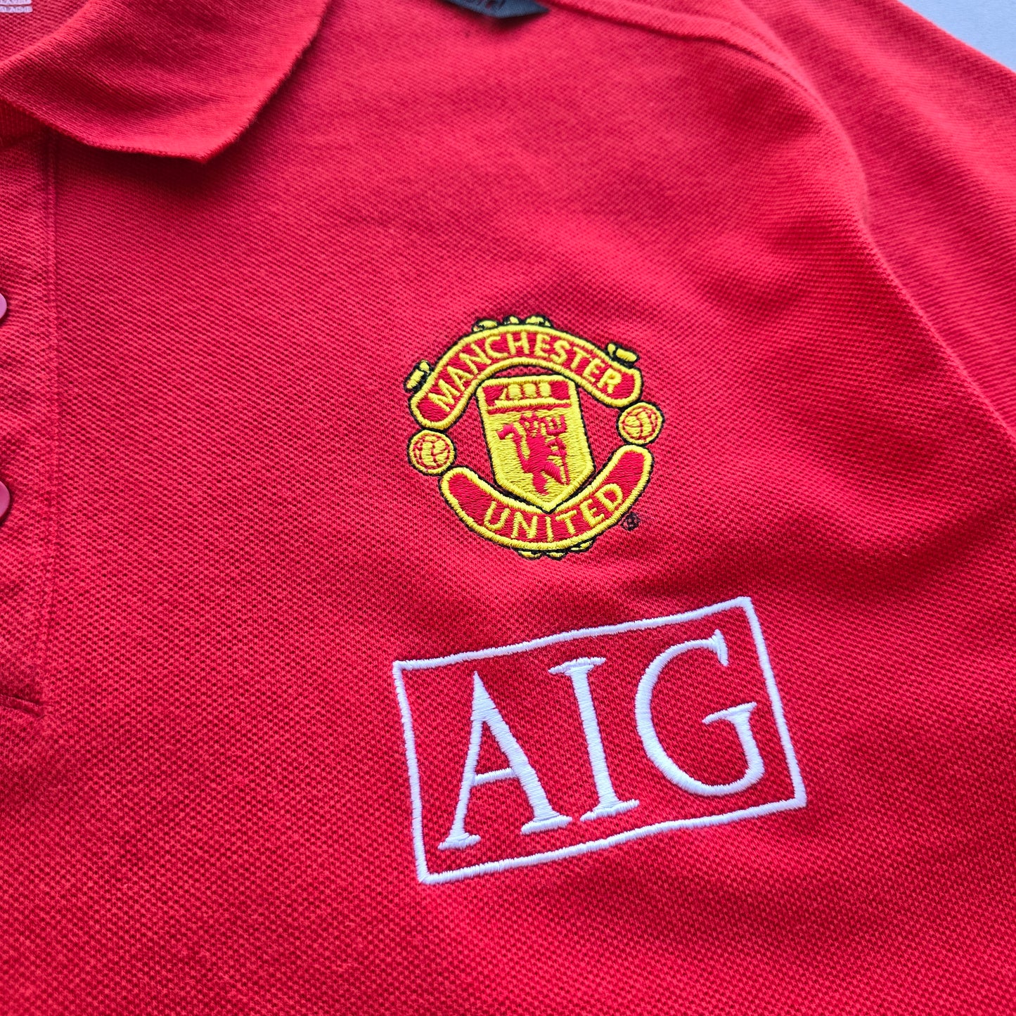 Nike Manchester United 2007/2008 Polo Shirt - L