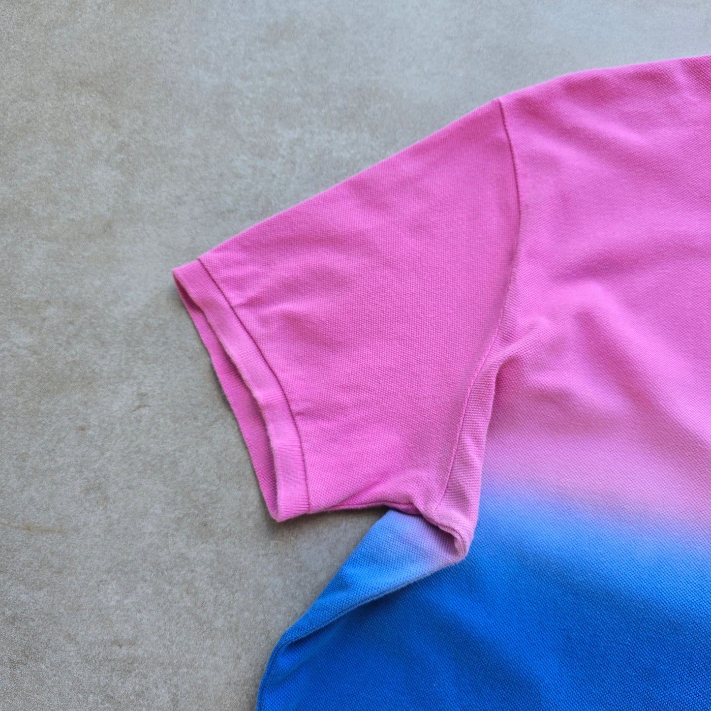 Vintage Ralph Lauren Dip Dye Polo Shirt - L