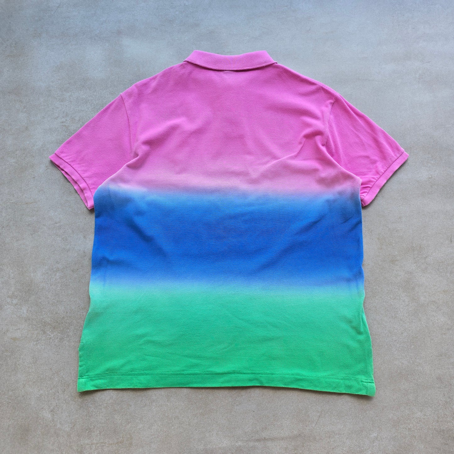 Vintage Ralph Lauren Dip Dye Polo Shirt - L