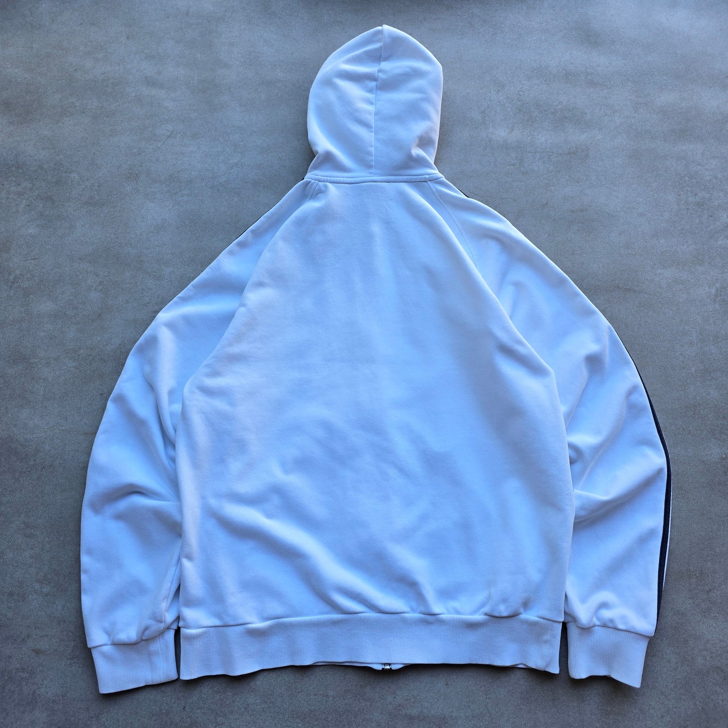 Y2K Adidas Full Zip Hoodie - L