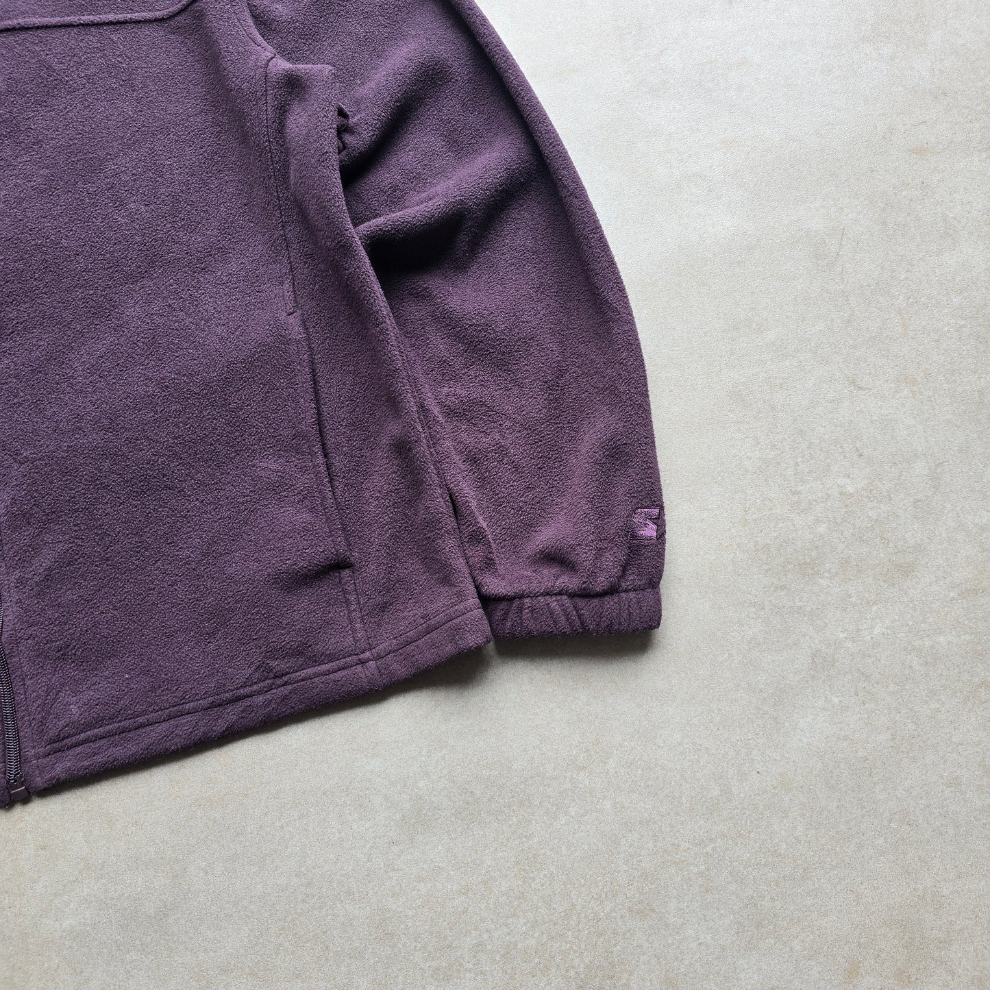 Vintage Starter Full Zip Fleece Jacket - M
