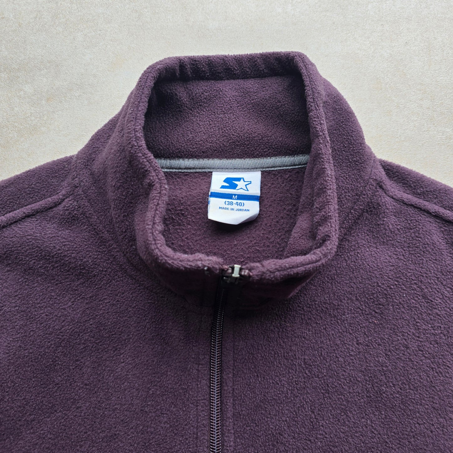 Vintage Starter Full Zip Fleece Jacket - M