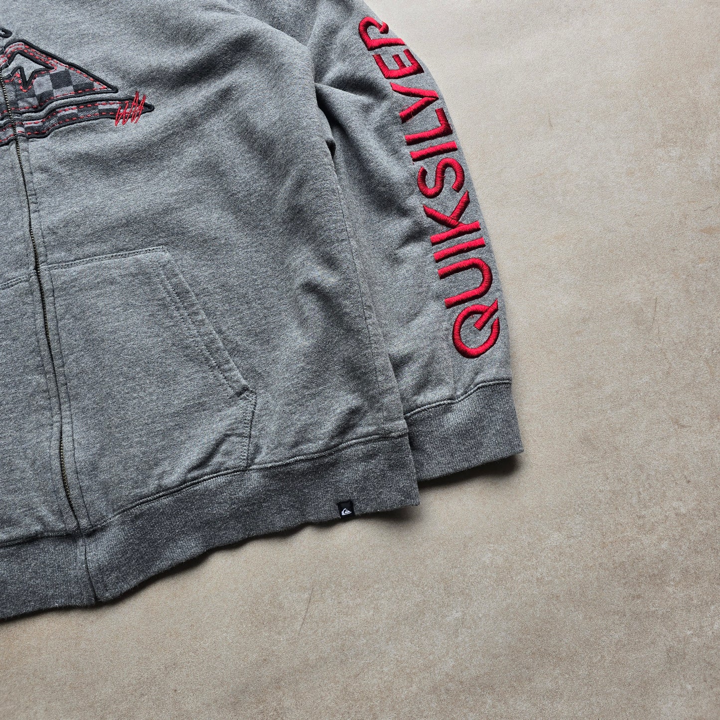 Quiksilver Sherpa Fleece Lined Full Zip Hoodie - S