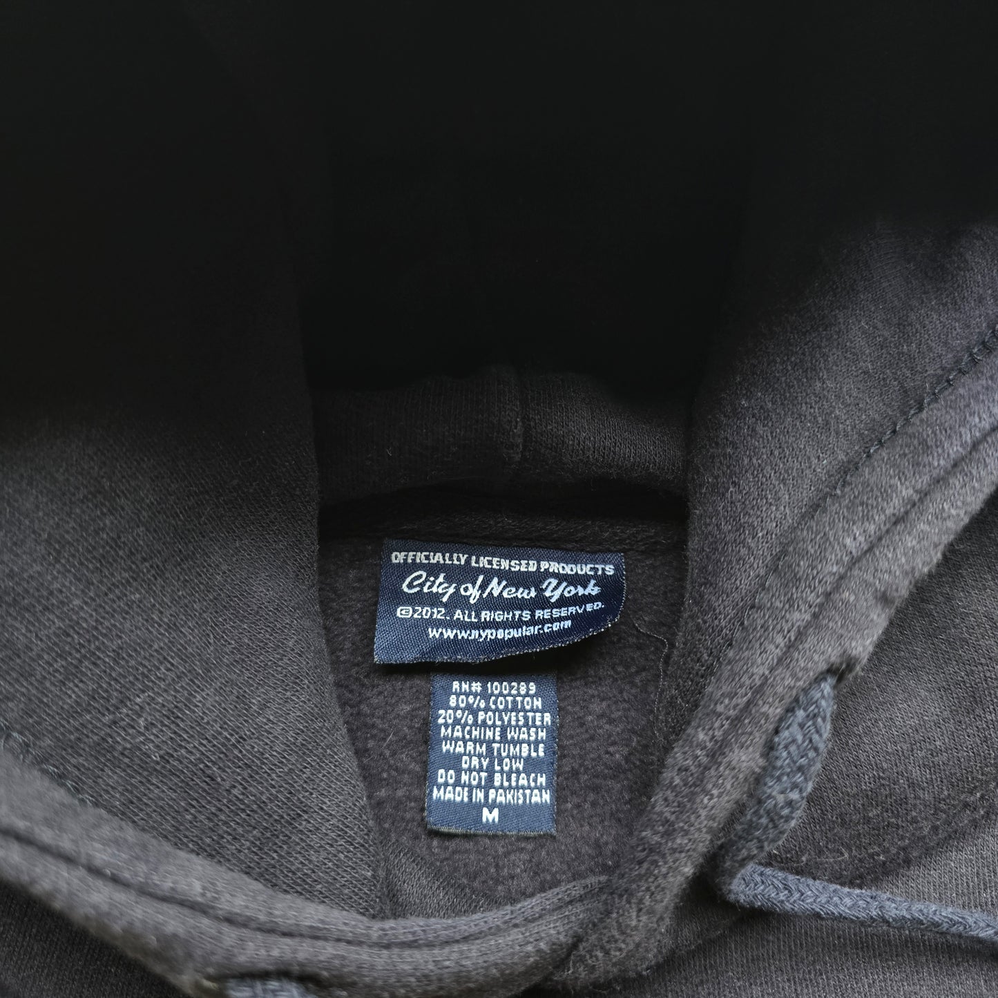 Y2K City Of New York NYPD Hoodie - M