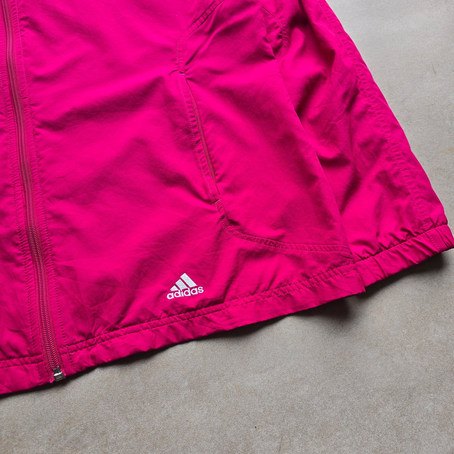 Y2K Adidas Windbreaker Jacket - WMNS XL
