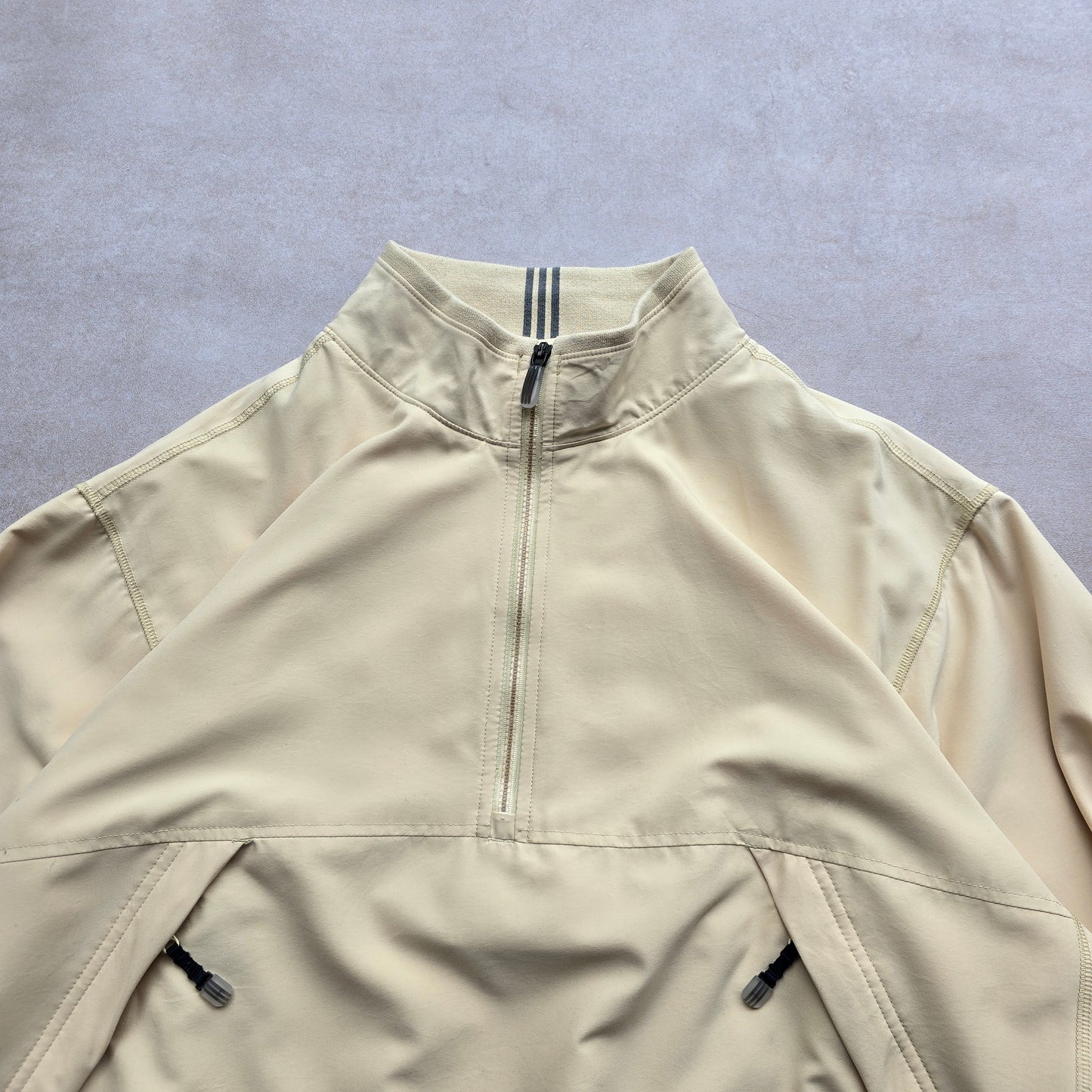 Vintage Adidas 1/4 Zip Windbreaker Jacket - XL