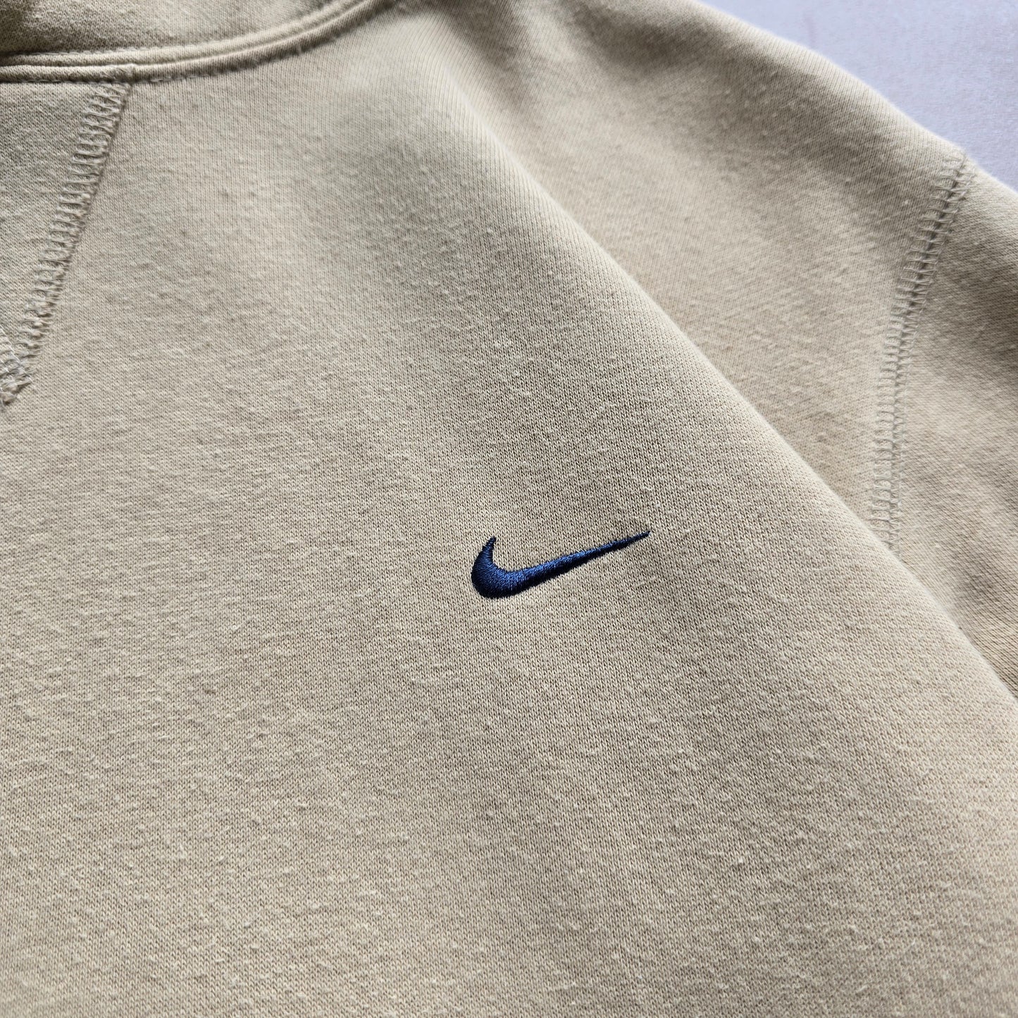 Vintage Nike Embroidered Swoosh Hoodie - M