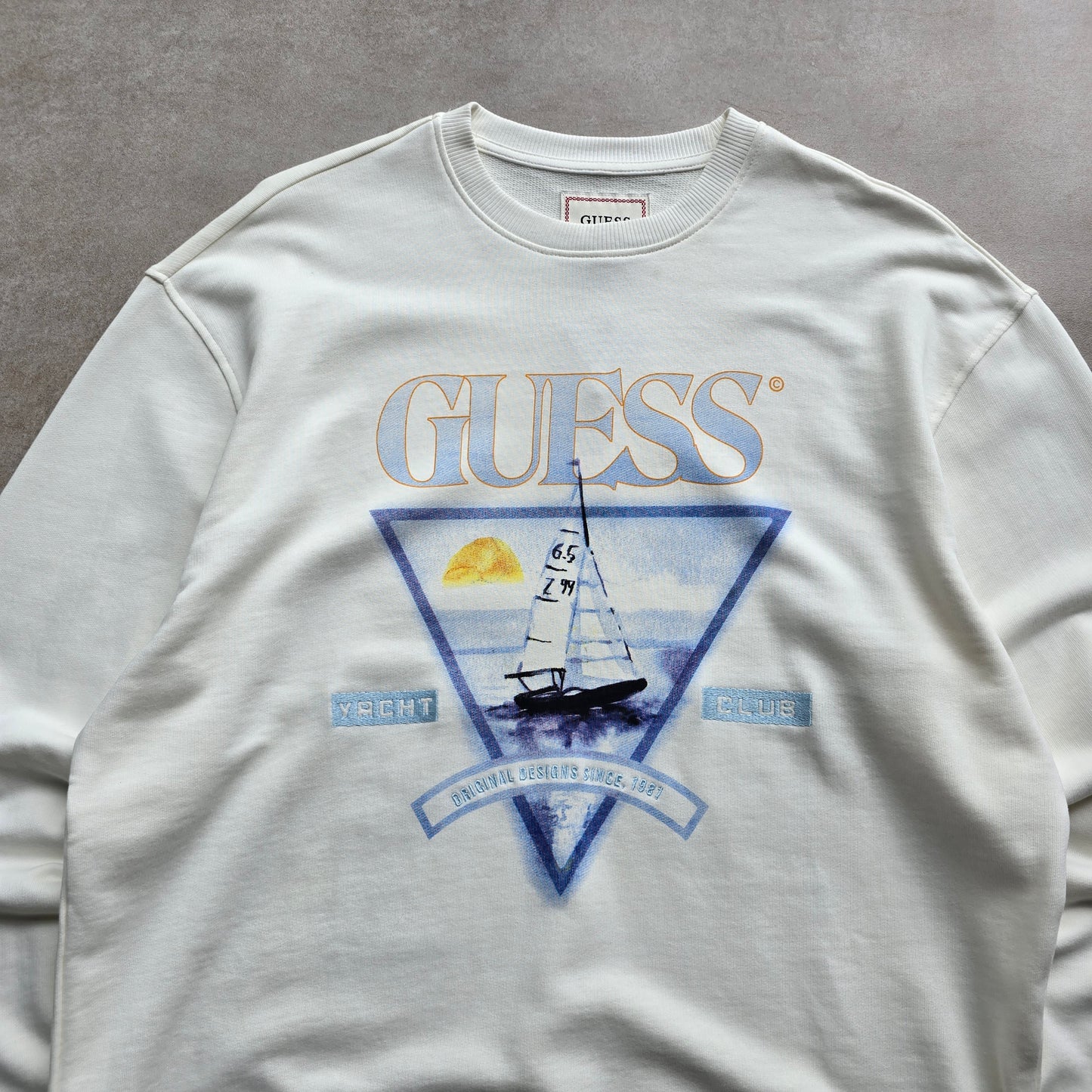 Guess Yacht Club Sweatshirt (NEW) - M