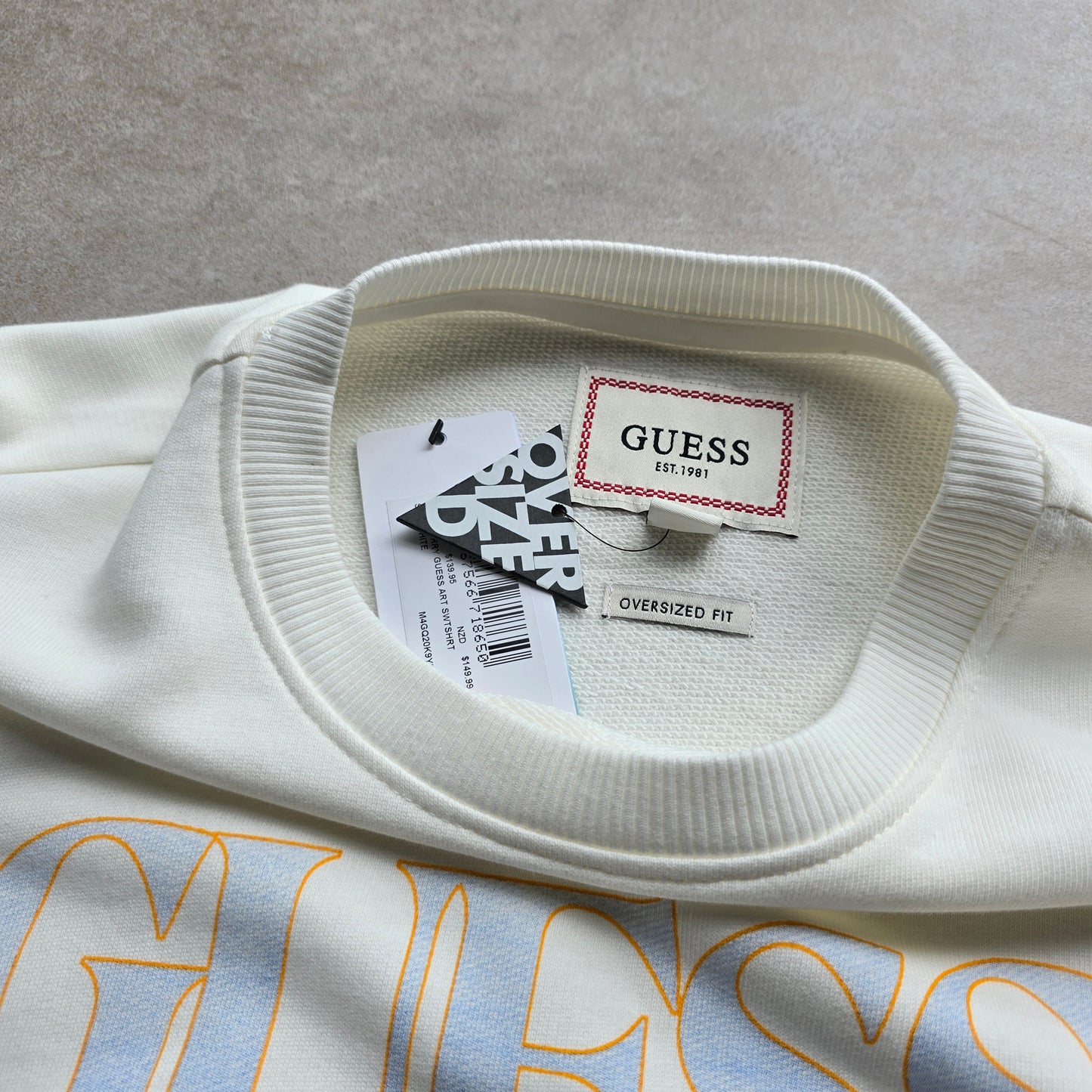 Guess Yacht Club Sweatshirt (NEW) - M