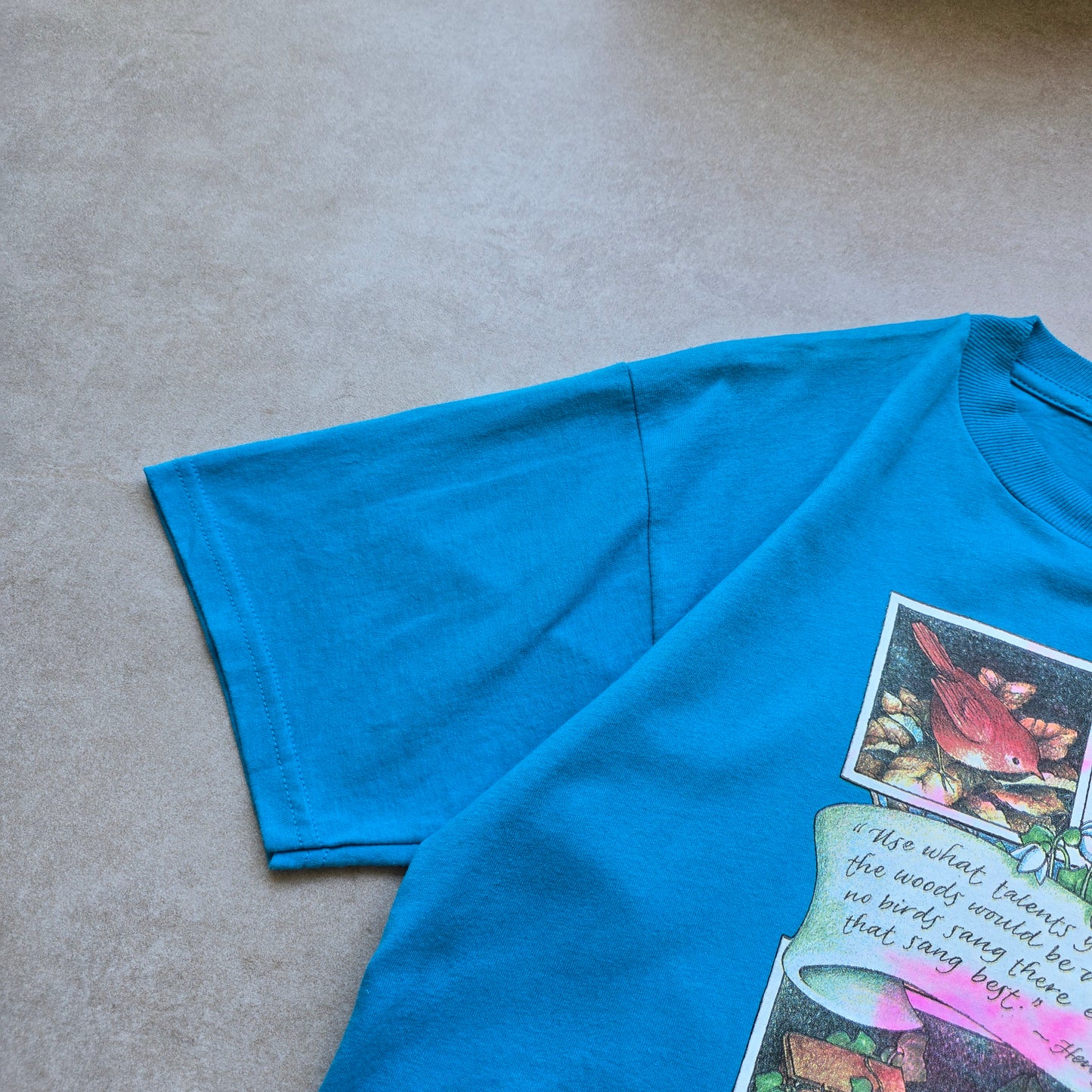 Vintage Henry Van Dyke Poem Tee - S