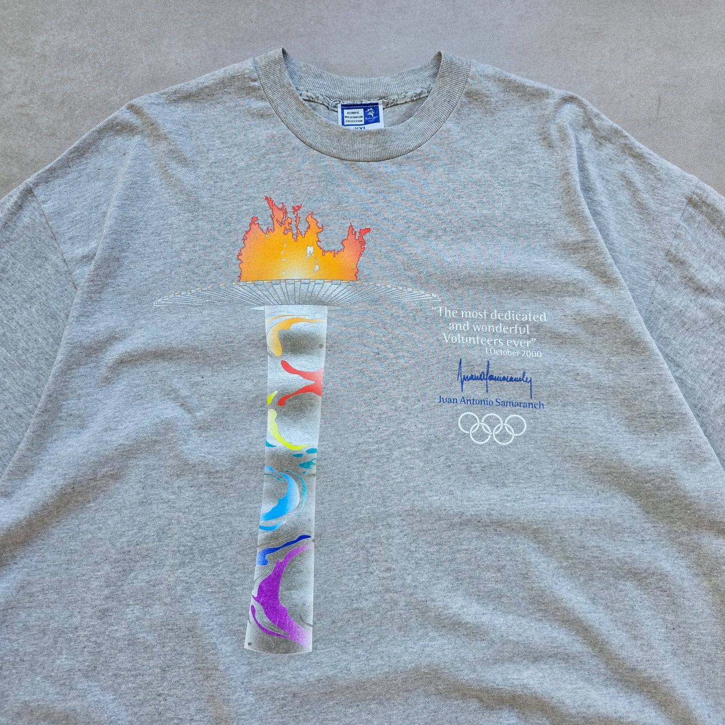 Vintage Sydney 2000 Olympic Games Torch Tee - XXL