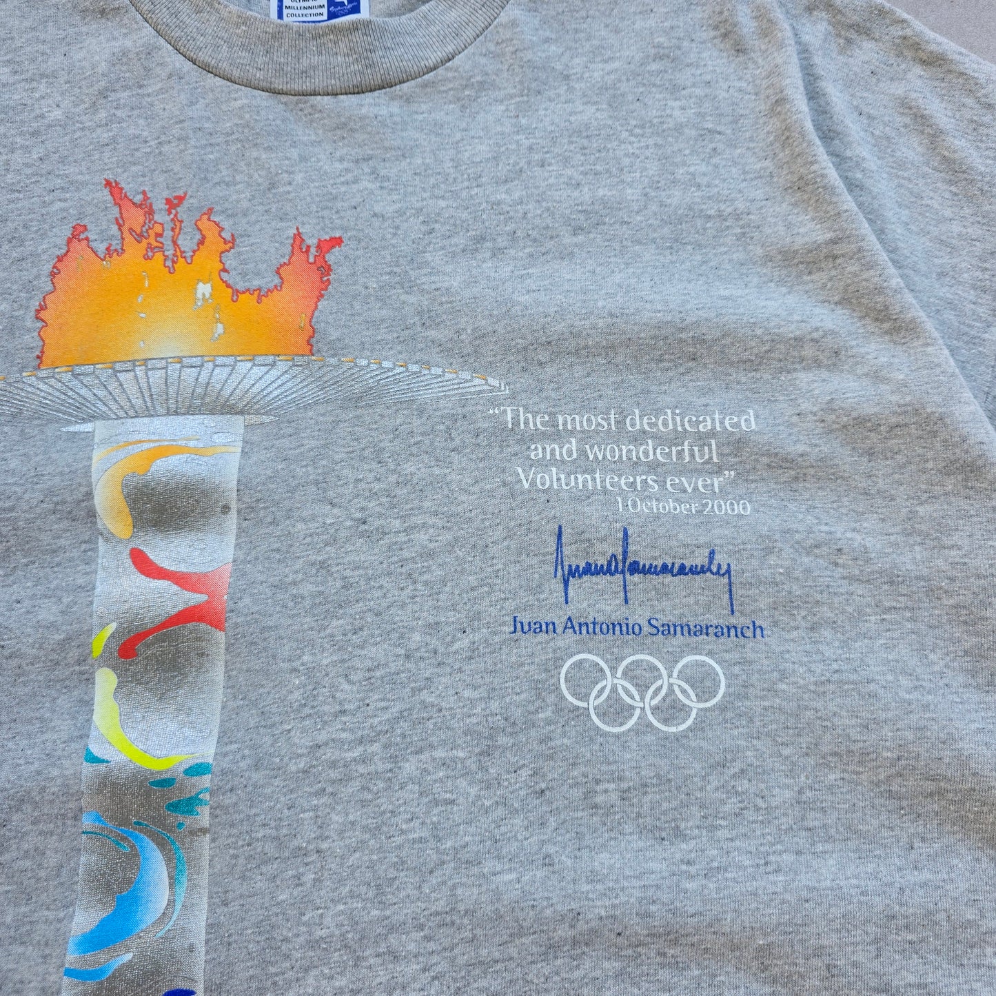 Vintage Sydney 2000 Olympic Games Torch Tee - XXL