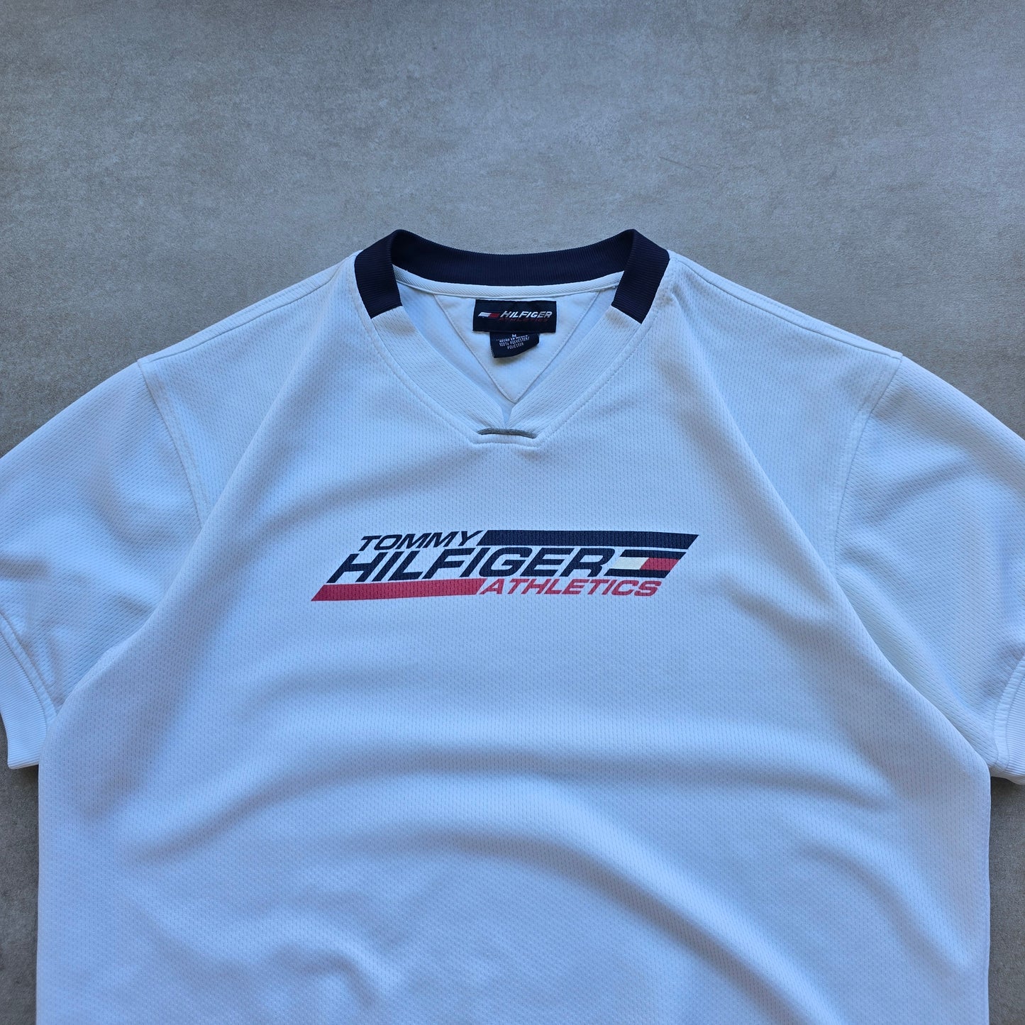 Vintage Tommy Hilfiger Athletics Jersey Tee - M