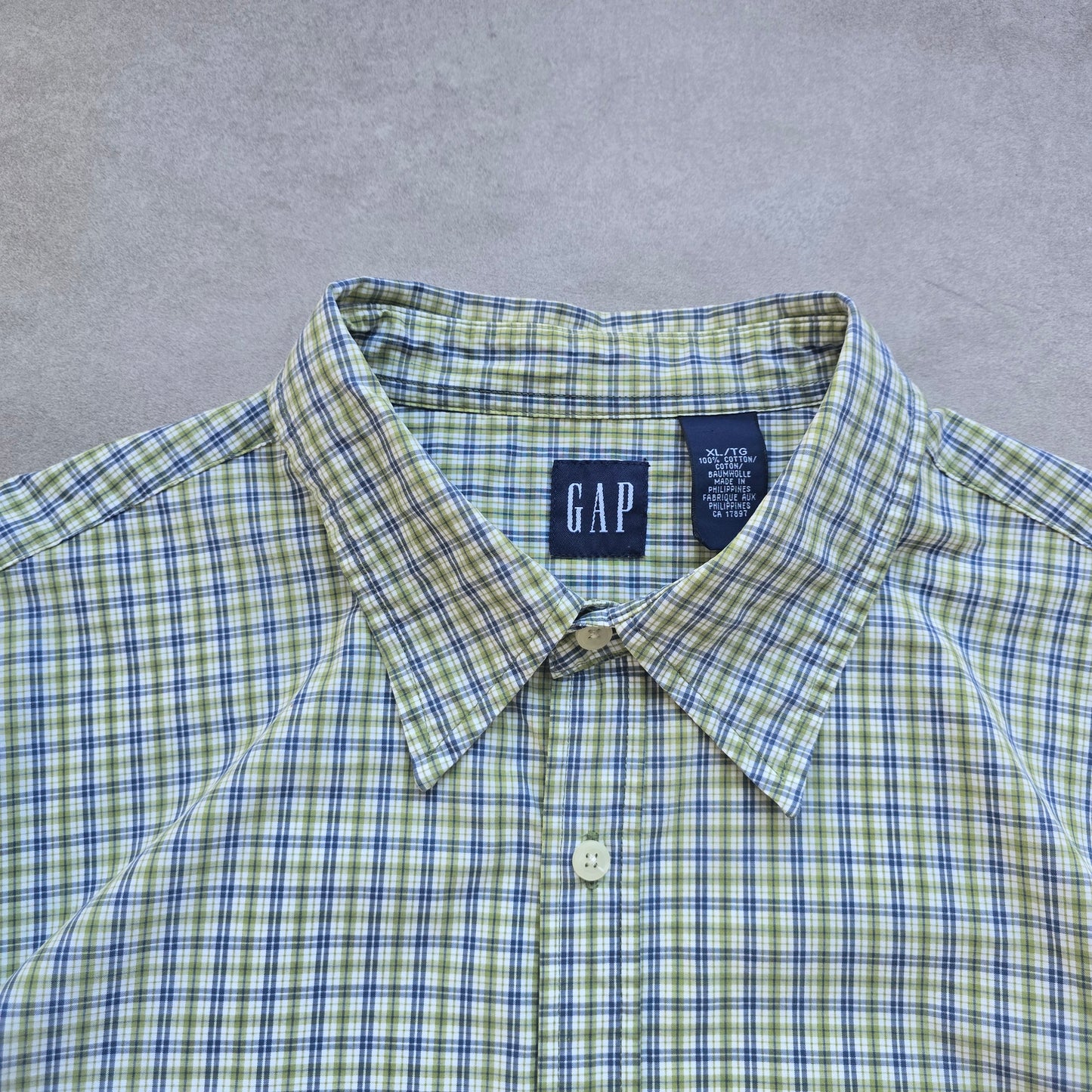 Vintage Gap Short Sleeve Button Up Shirt - XL