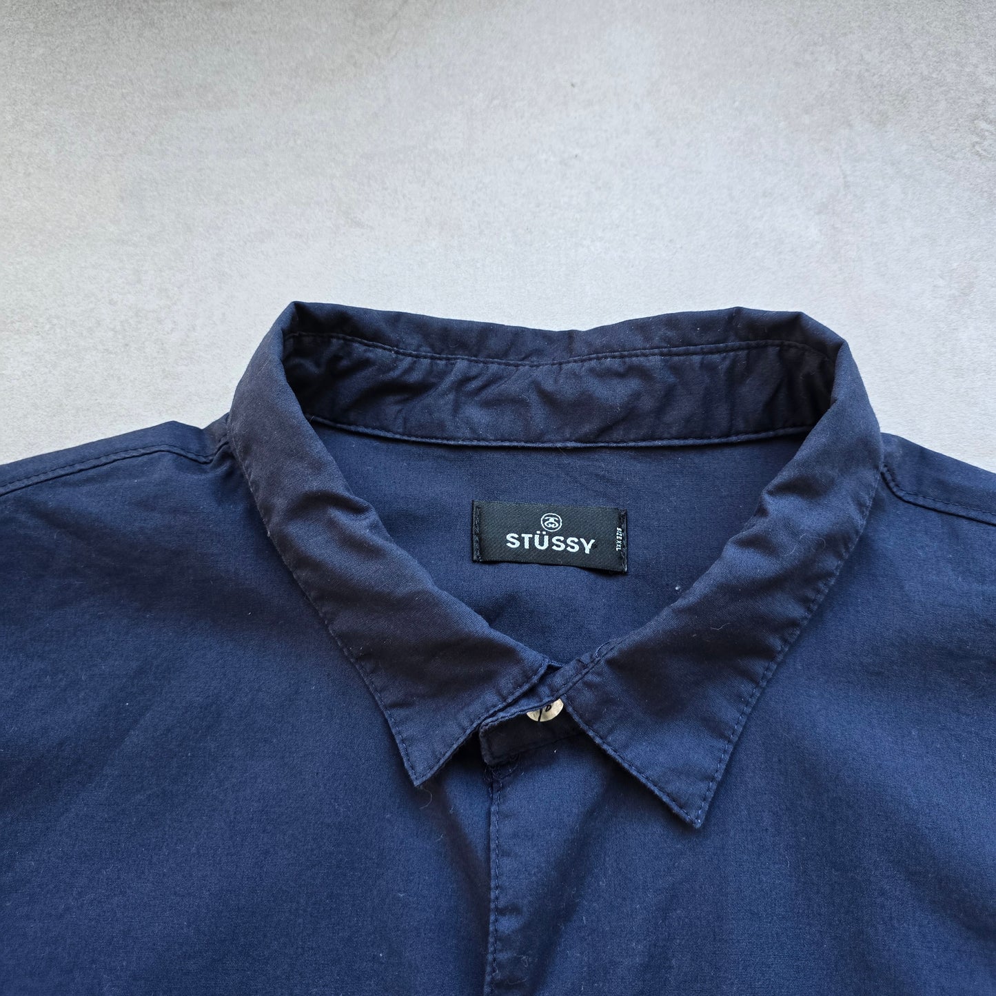 Stussy Long Sleeve Button Up Shirt - XXL