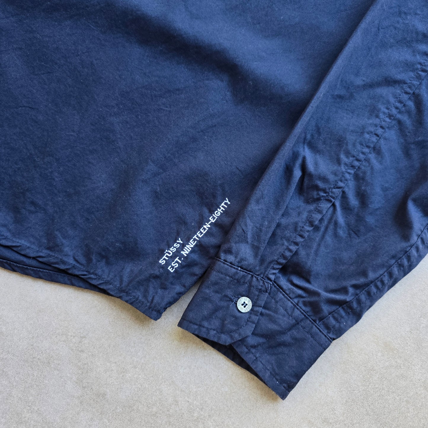 Stussy Long Sleeve Button Up Shirt - XXL