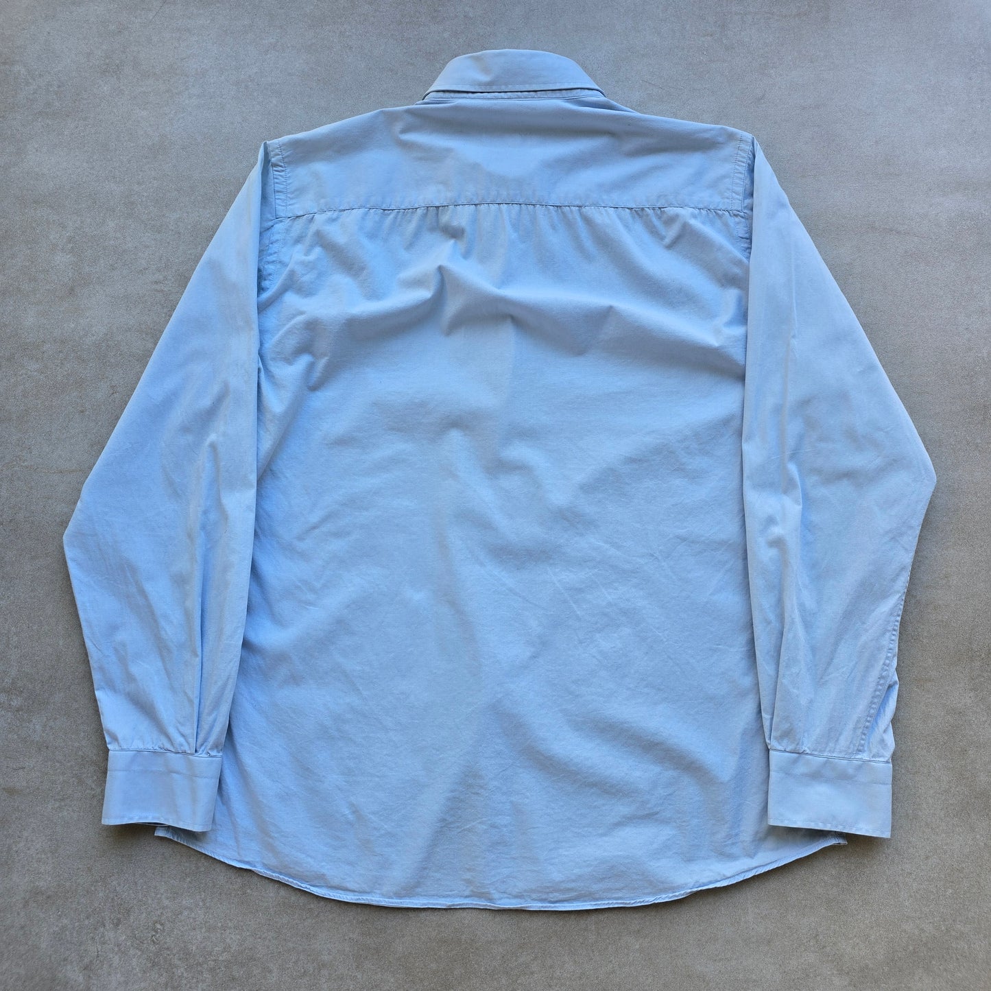 Moschino Embroidered Heart Blue Button Up Shirt - L