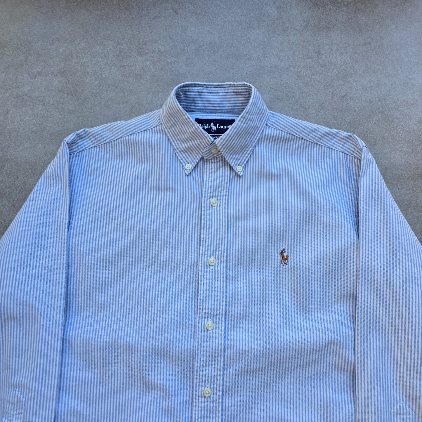 Vintage Ralph Lauren Striped Button Up Shirt - S