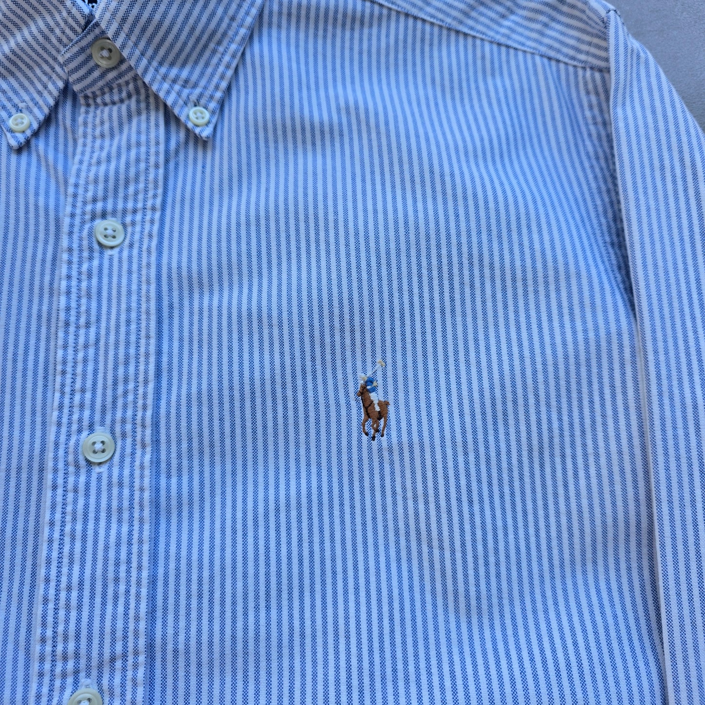 Vintage Ralph Lauren Striped Button Up Shirt - S