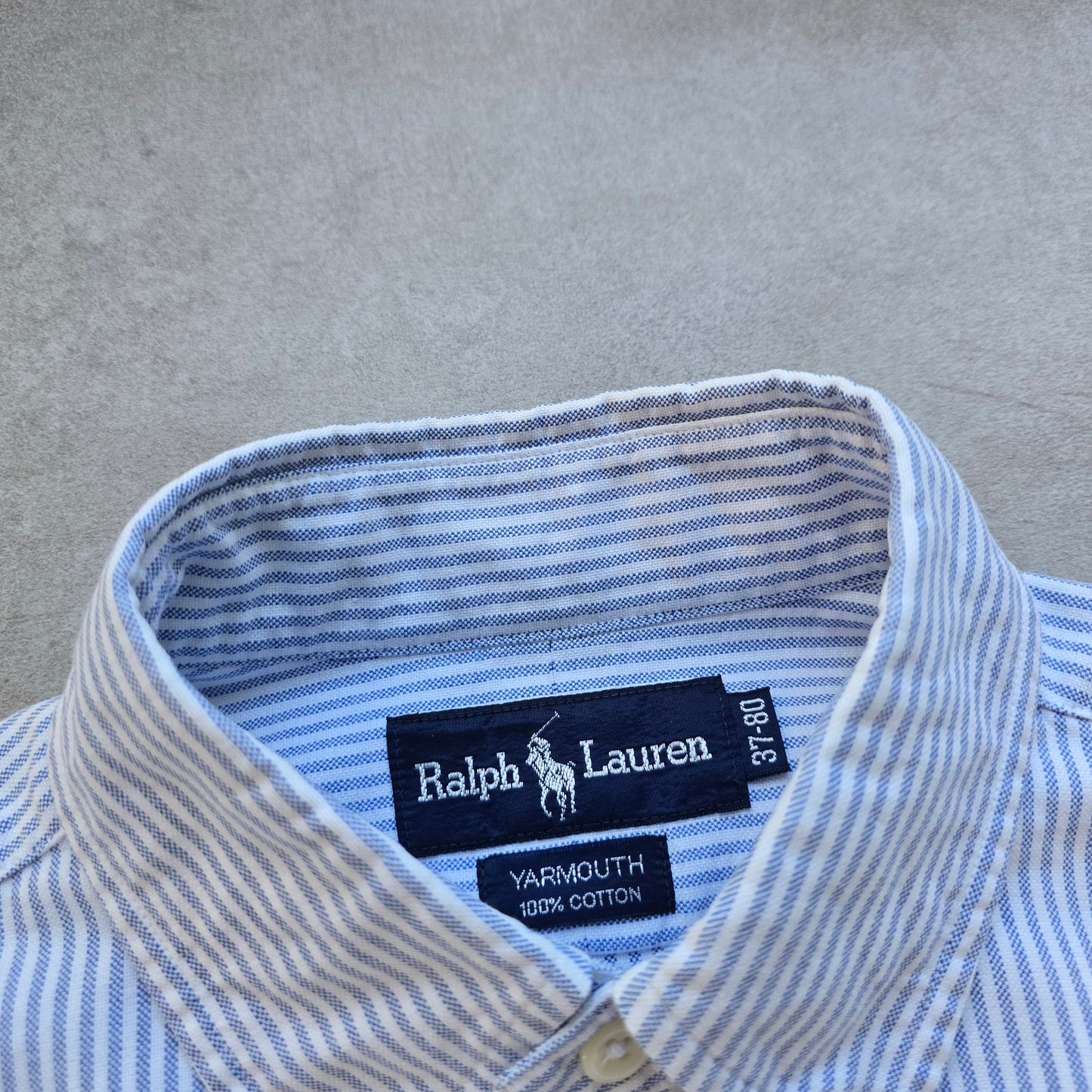 Vintage Ralph Lauren Striped Button Up Shirt - S
