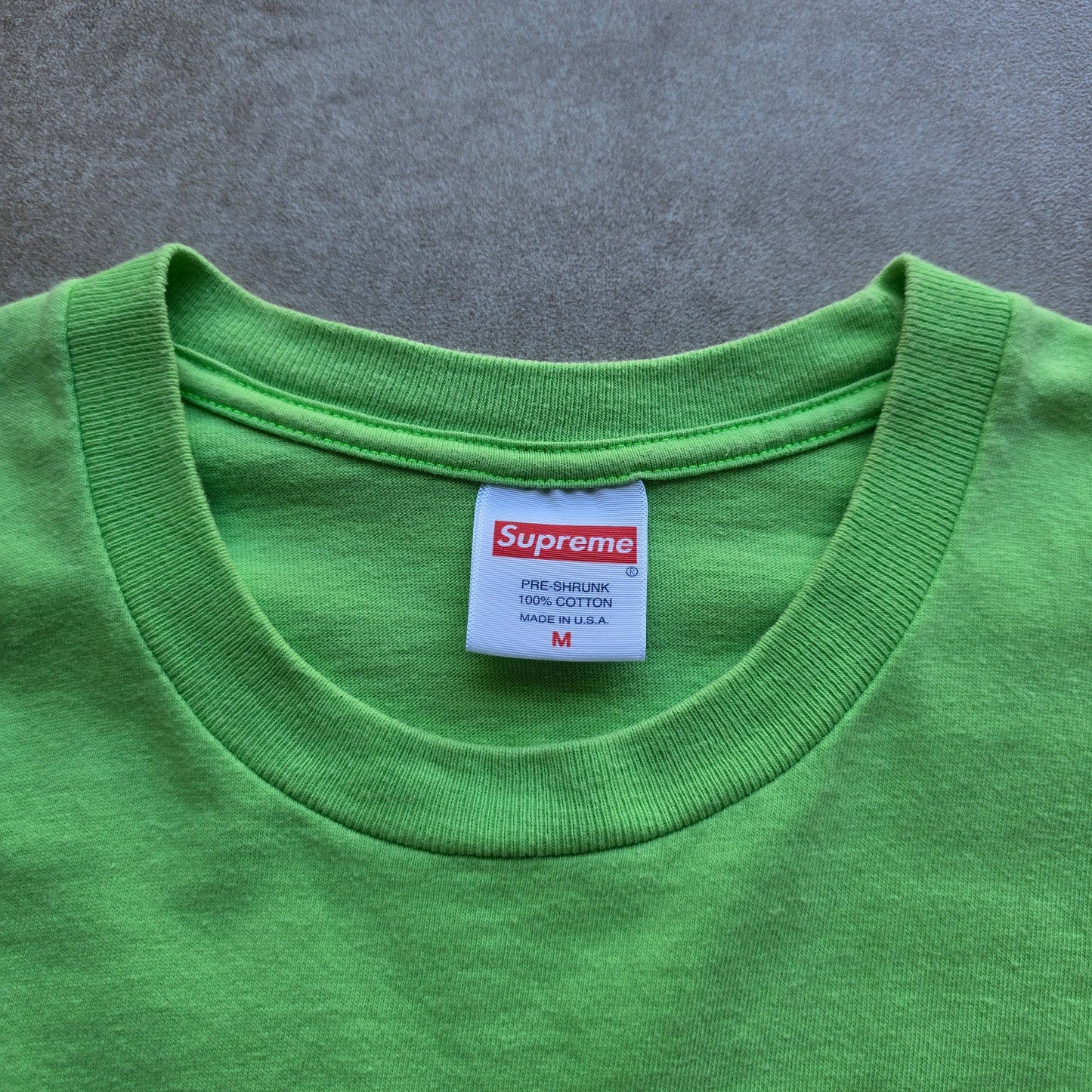 Supreme All Over Lime Tee - M