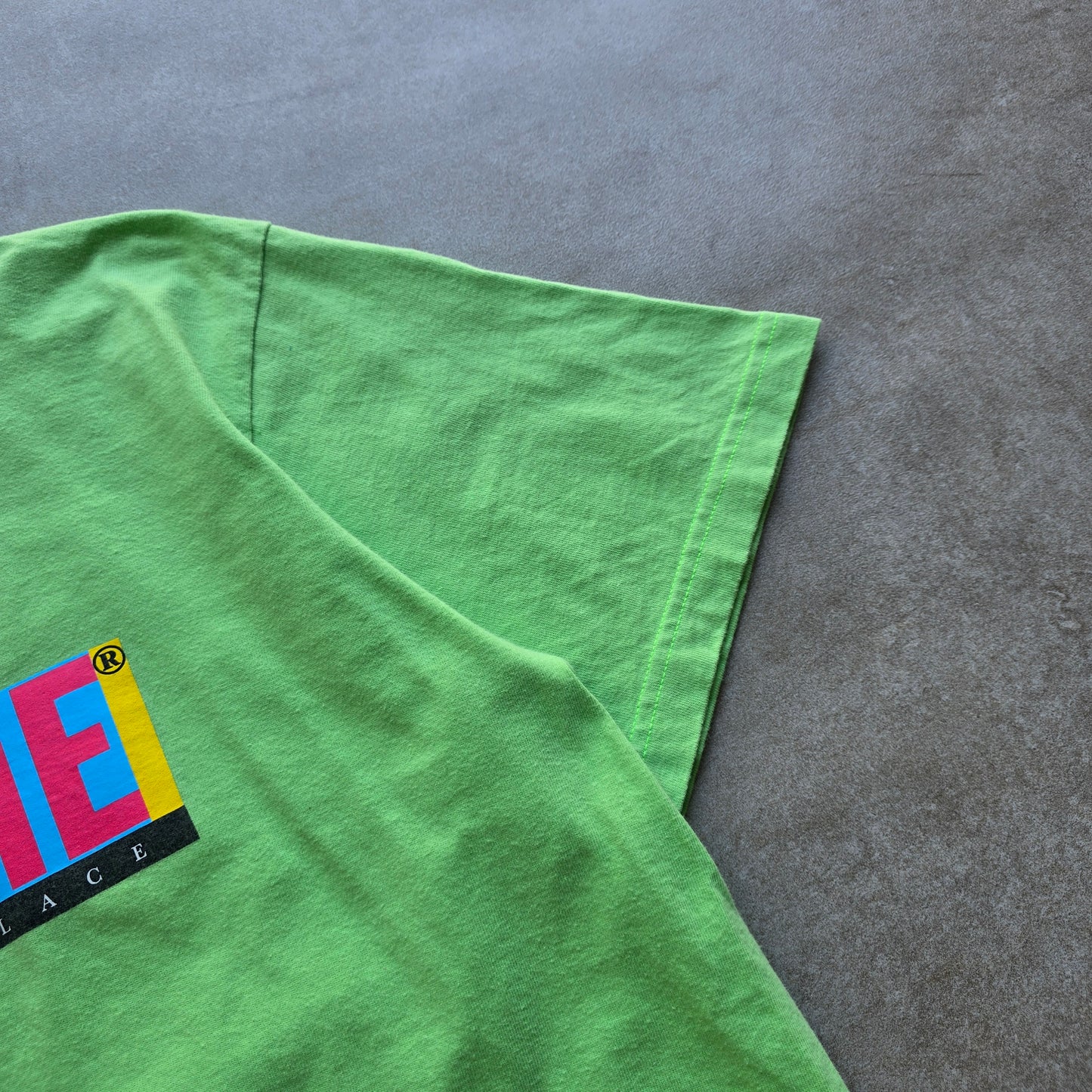 Supreme All Over Lime Tee - M
