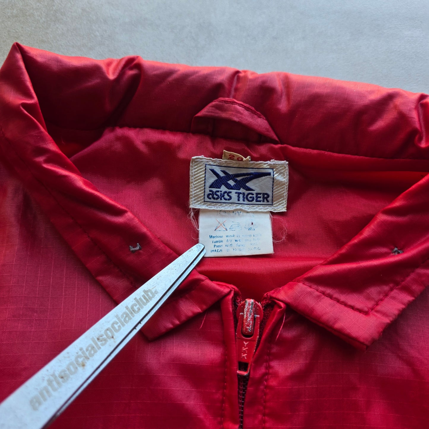 Vintage Asics Tiger Windbreaker Jacket - L