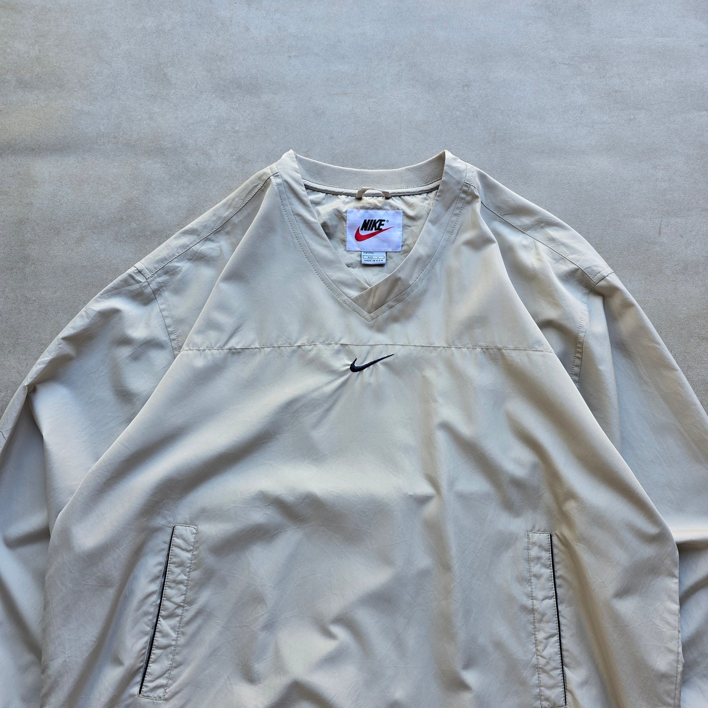 Vintage Nike Embroidered Swoosh Windbreaker Jacket - L/XL