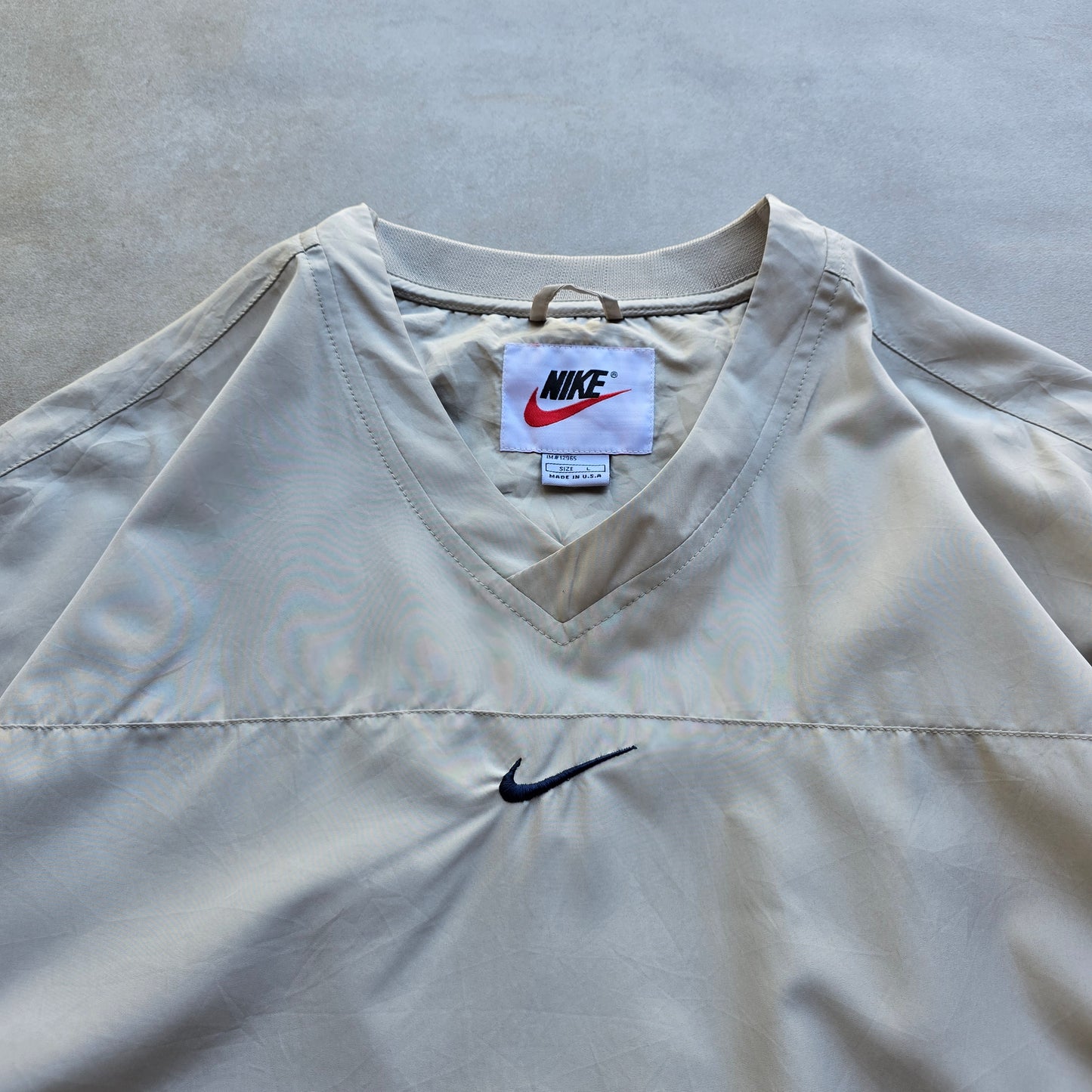 Vintage Nike Embroidered Swoosh Windbreaker Jacket - L/XL