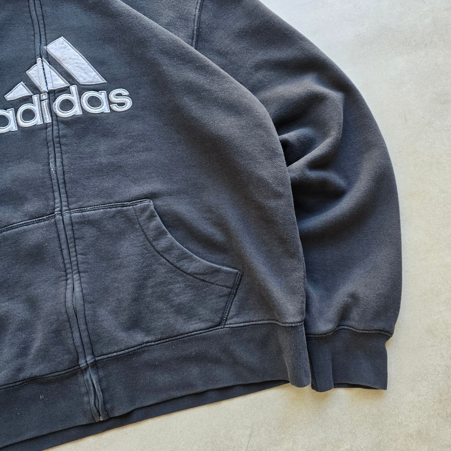 Vintage Adidas Full Zip Sweatshirt - M/L