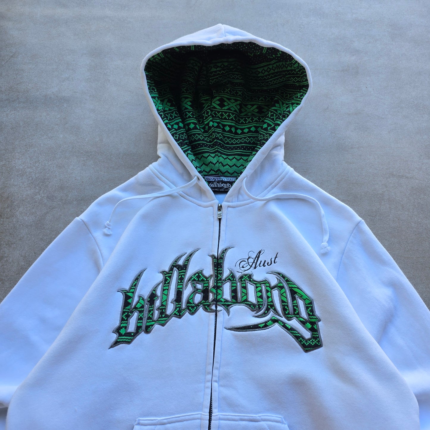 Vintage Billabong Full Zip Hoodie - M