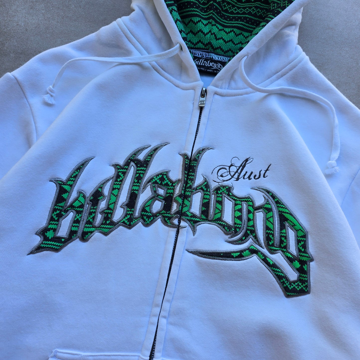 Vintage Billabong Full Zip Hoodie - M
