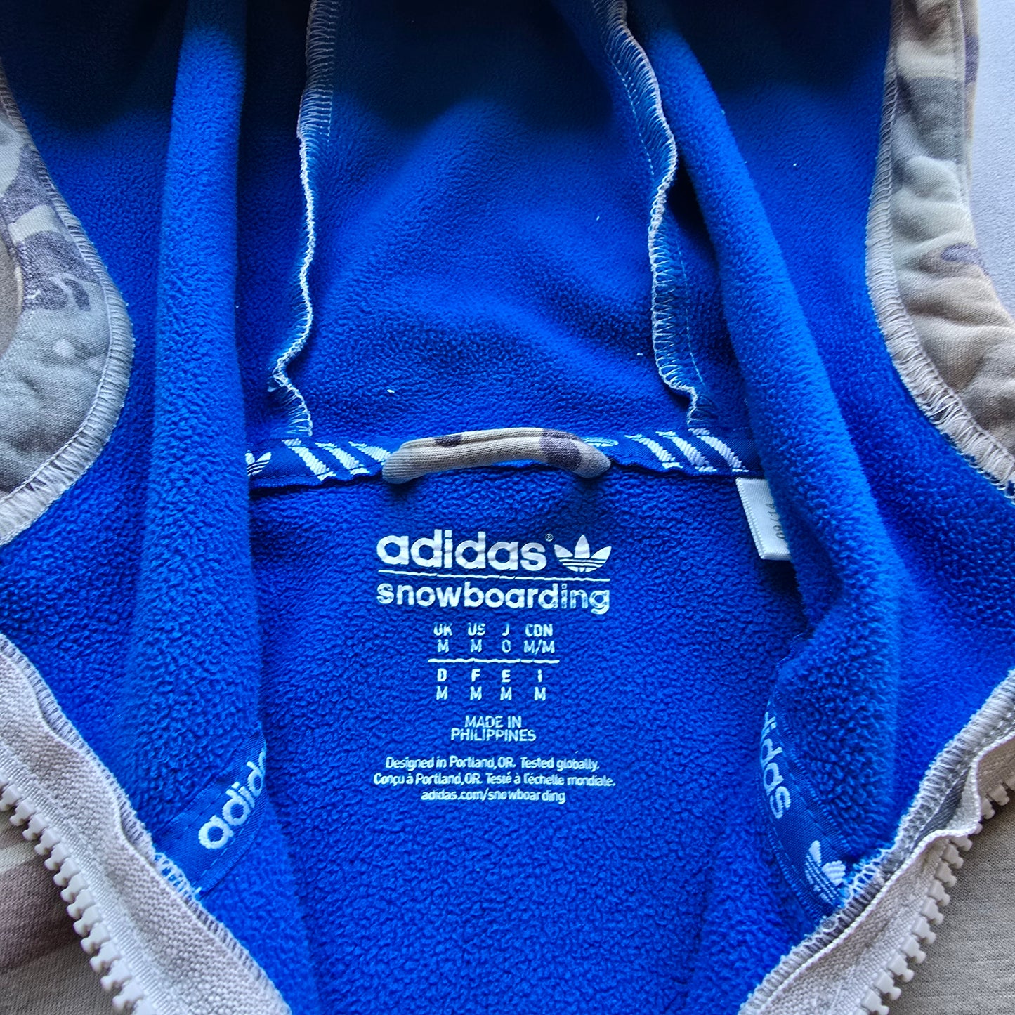 Adidas Snowboarding Camo Hoodie - M