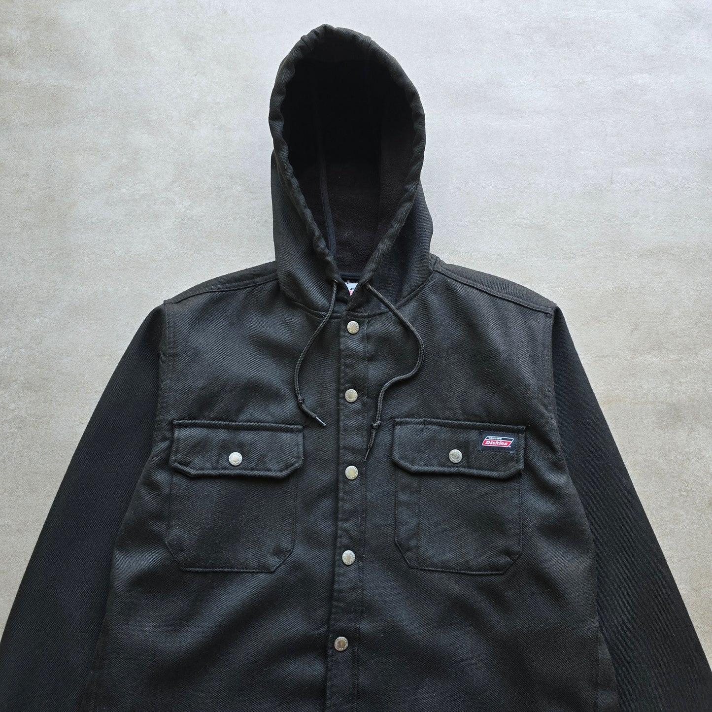 Vintage Dickies Button Up Hooded Jacket - S