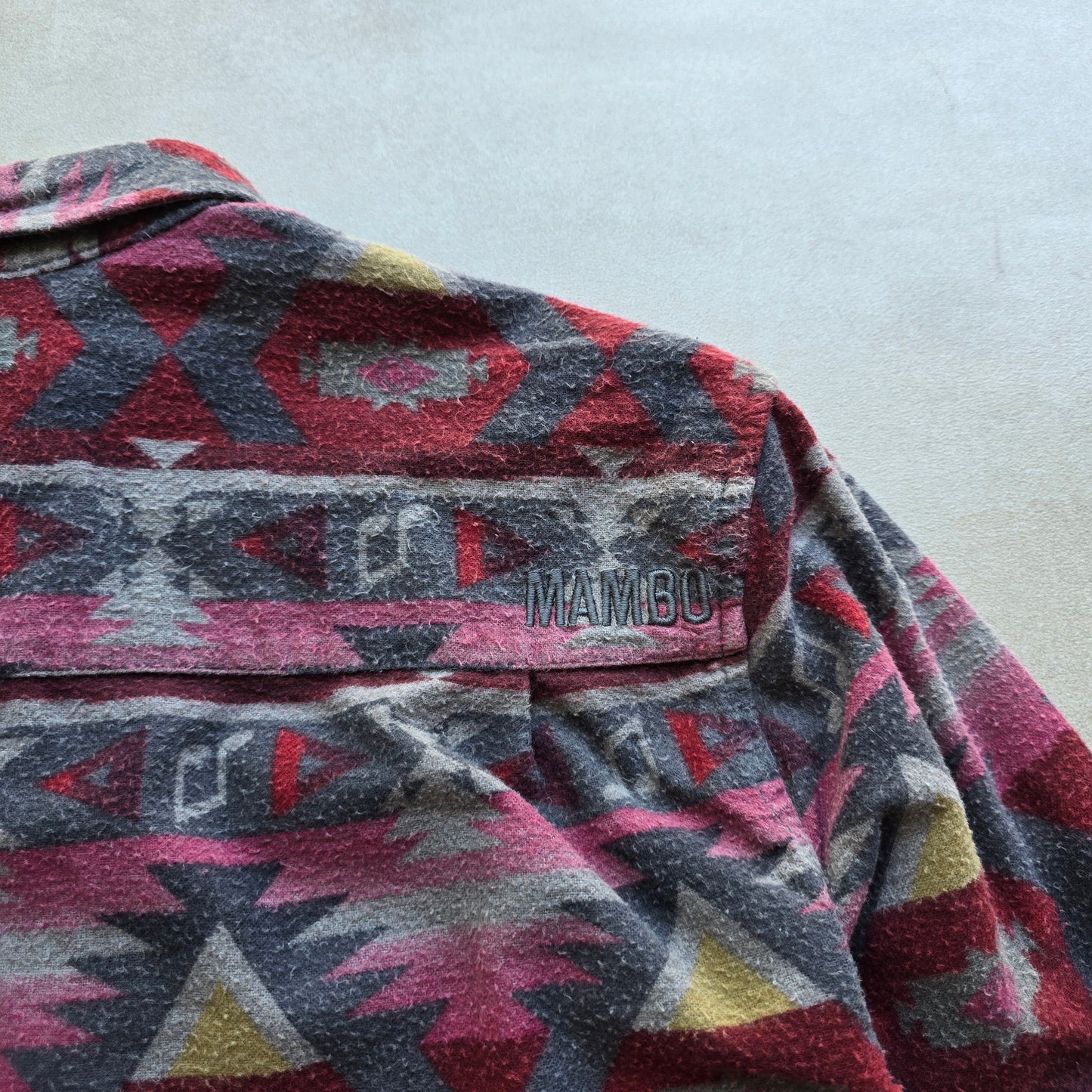 Mambo Loud Flannel Button Up Shirt - S