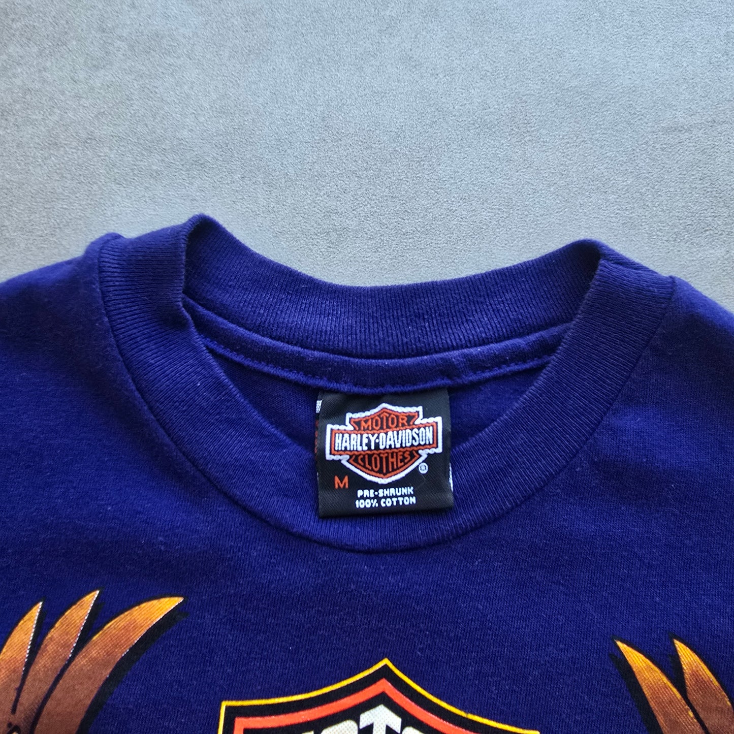 Vintage 1995 Harley Davidson York Museum Tee - S/M