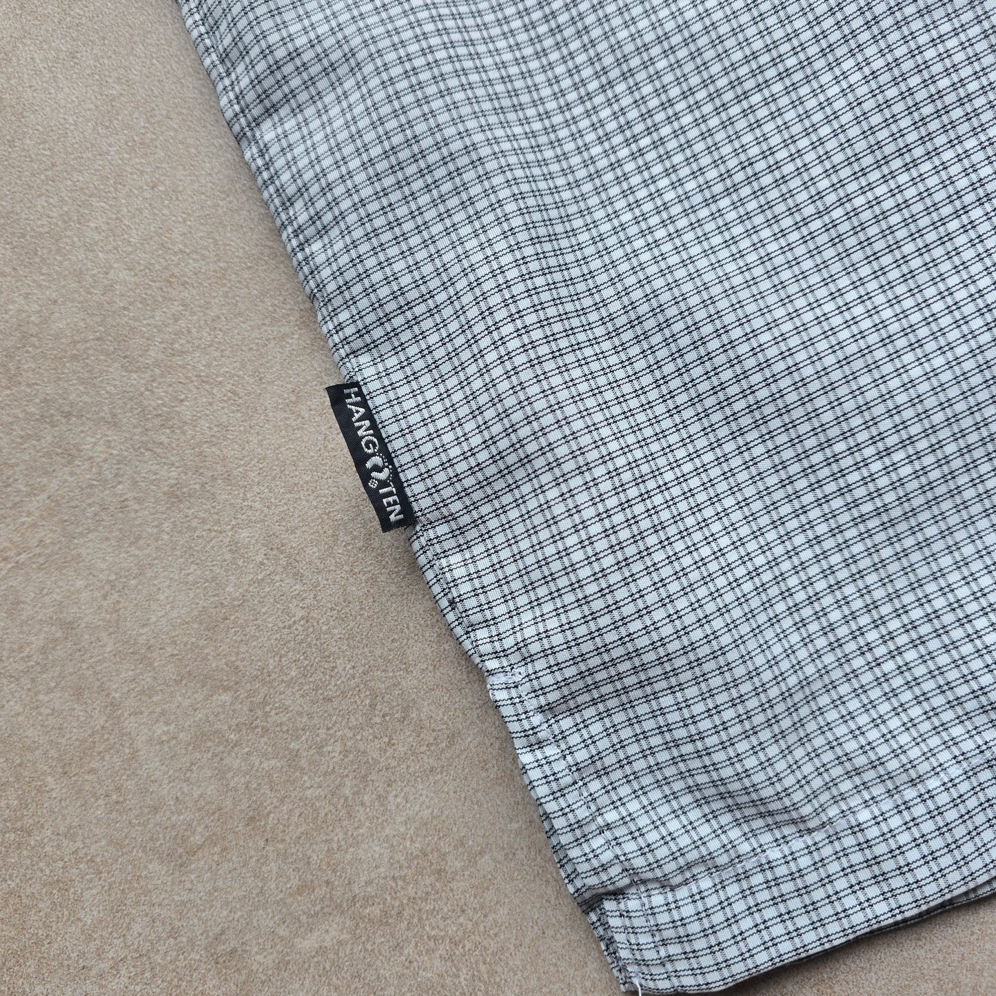 Vintage Hang Ten Check Short Sleeve Button Up Shirt - XL