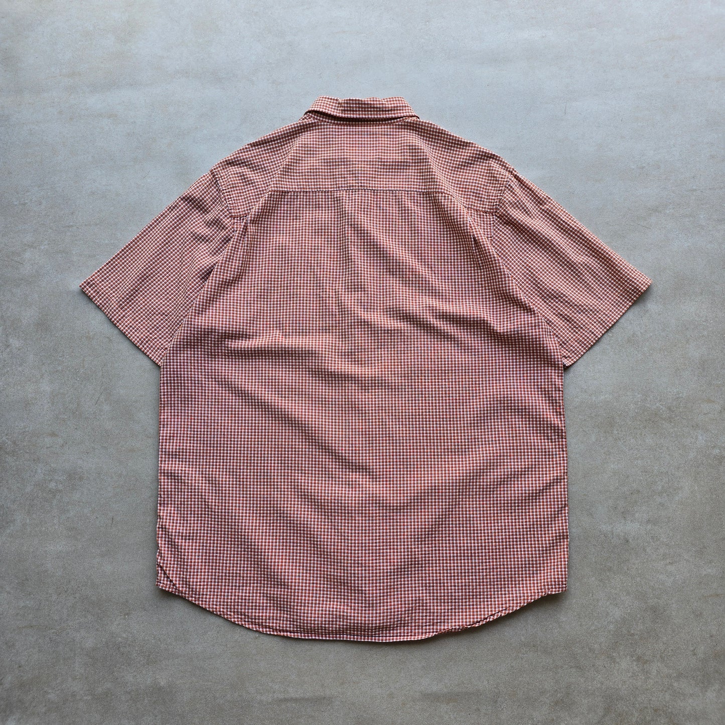 Vintage Nautica Short Sleeve Check Button Up Shirt - L/XL