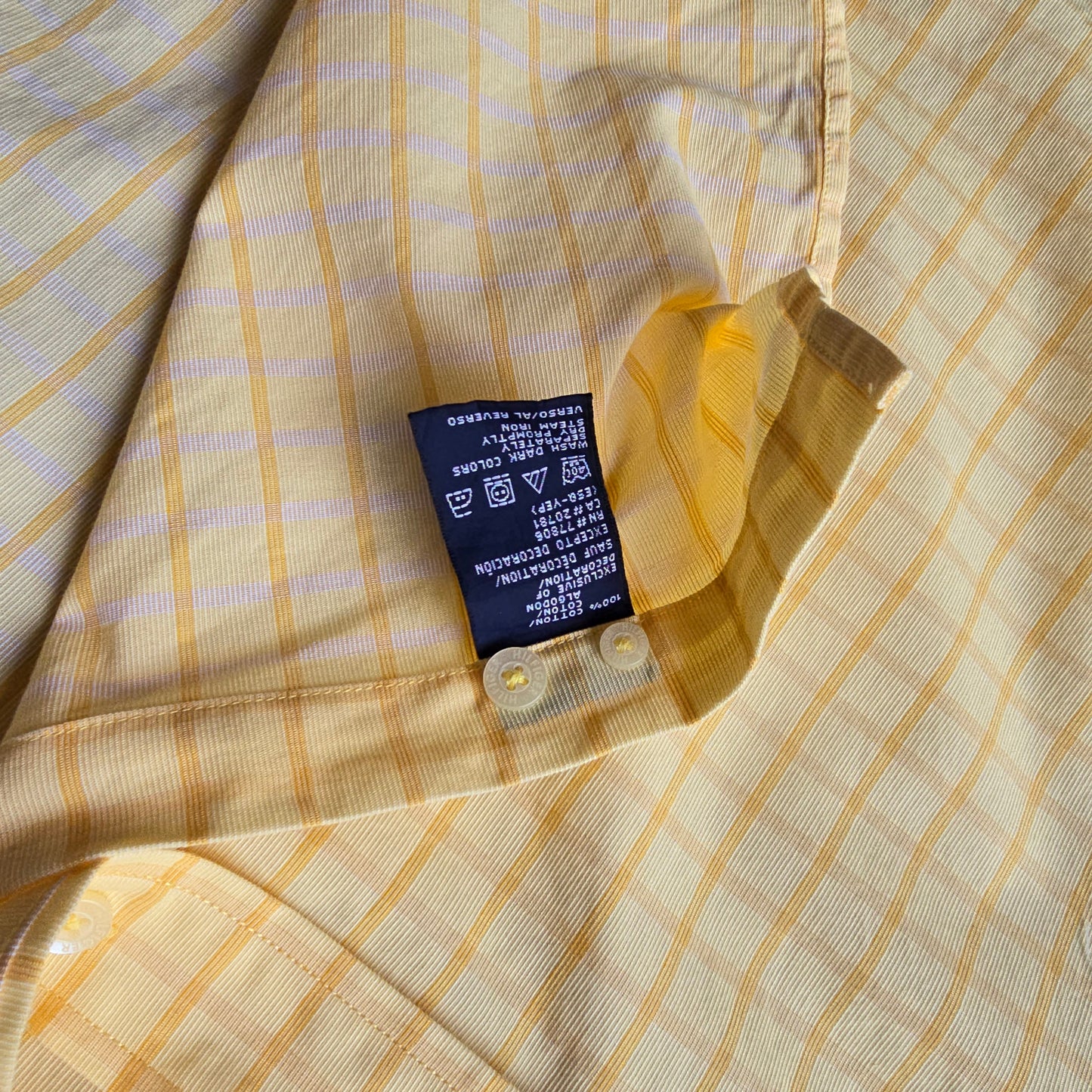 Vintage 90's Tommy Hilfiger Check Short Sleeve Button Up Shirt - XL