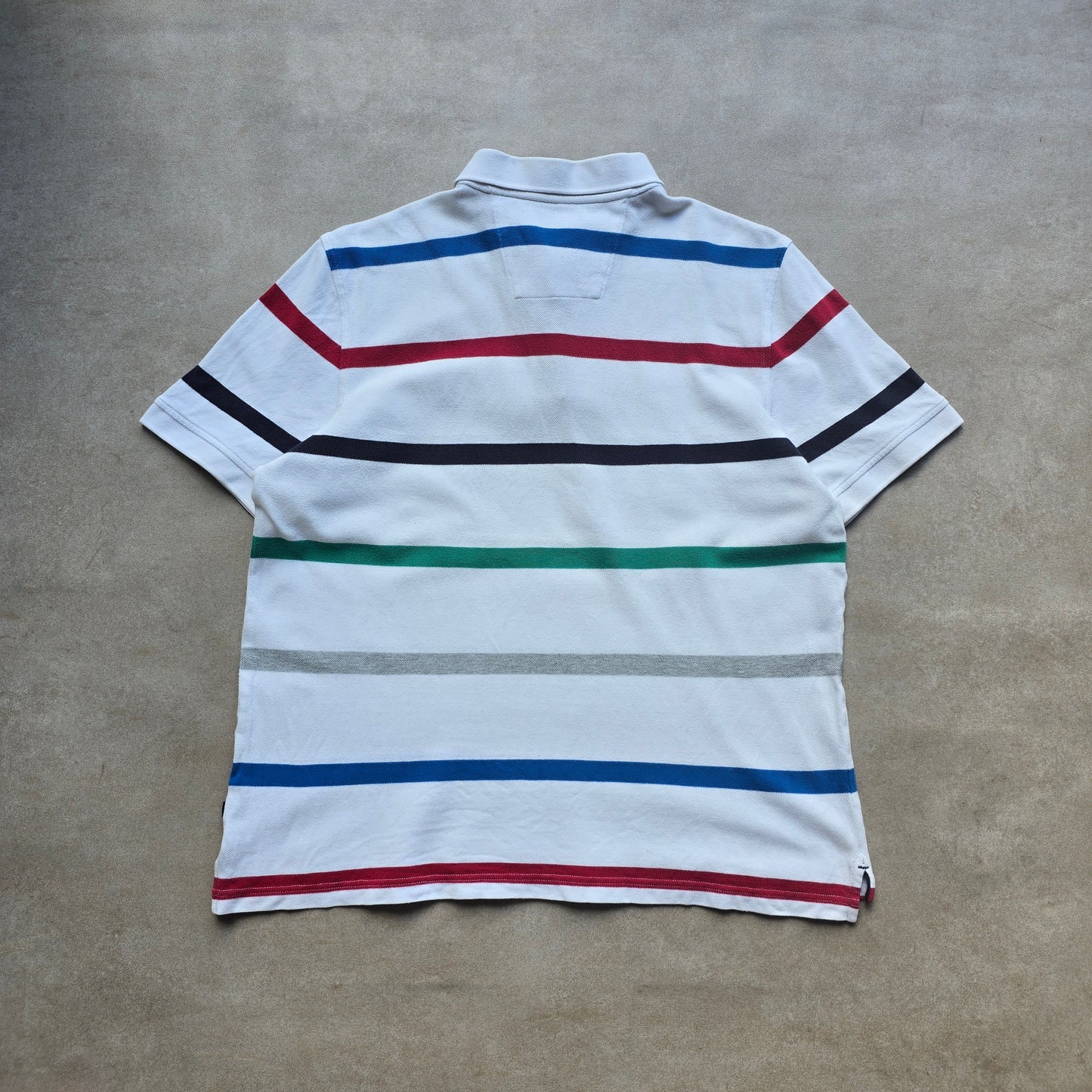 Nautica Striped Polo Shirt - L