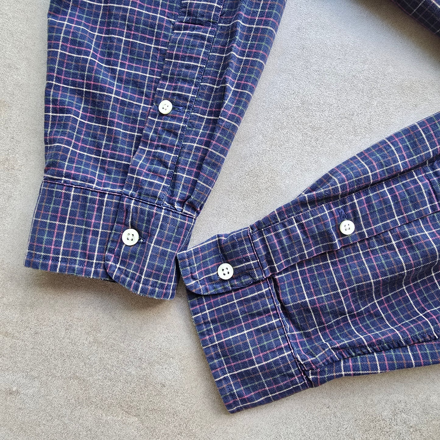 Ralph Lauren Check Long Sleeve Button Up Shirt - L