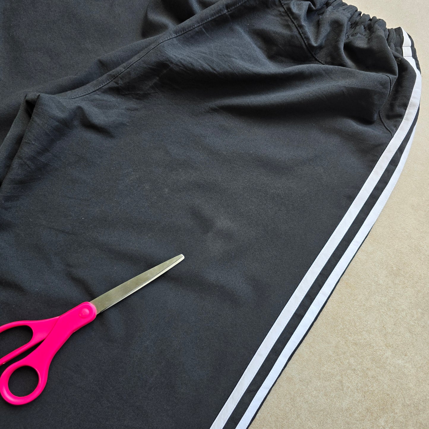 Vintage Adidas 3 Stripe Ankle Zip Track Pants - M