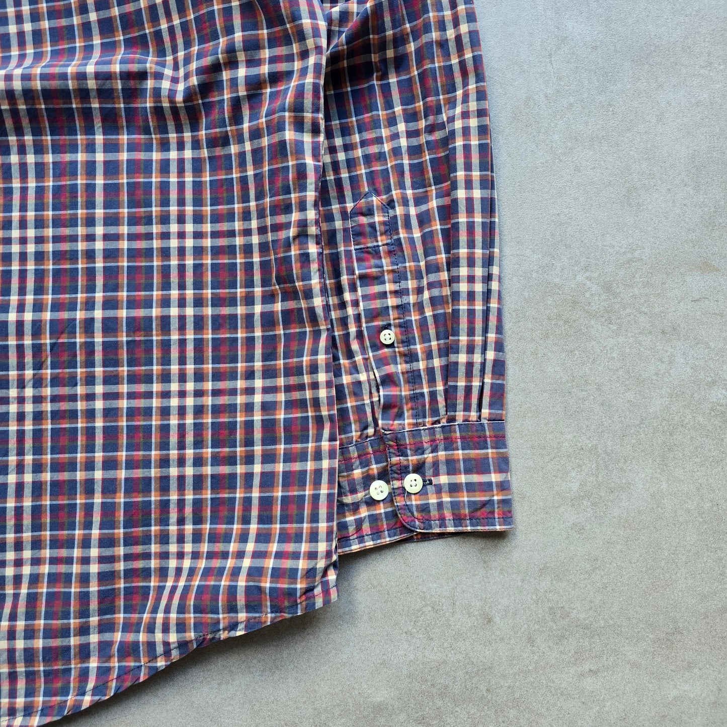 Vintage Timberland Weathergear Plaid Long Sleeve Button Up Shirt - M