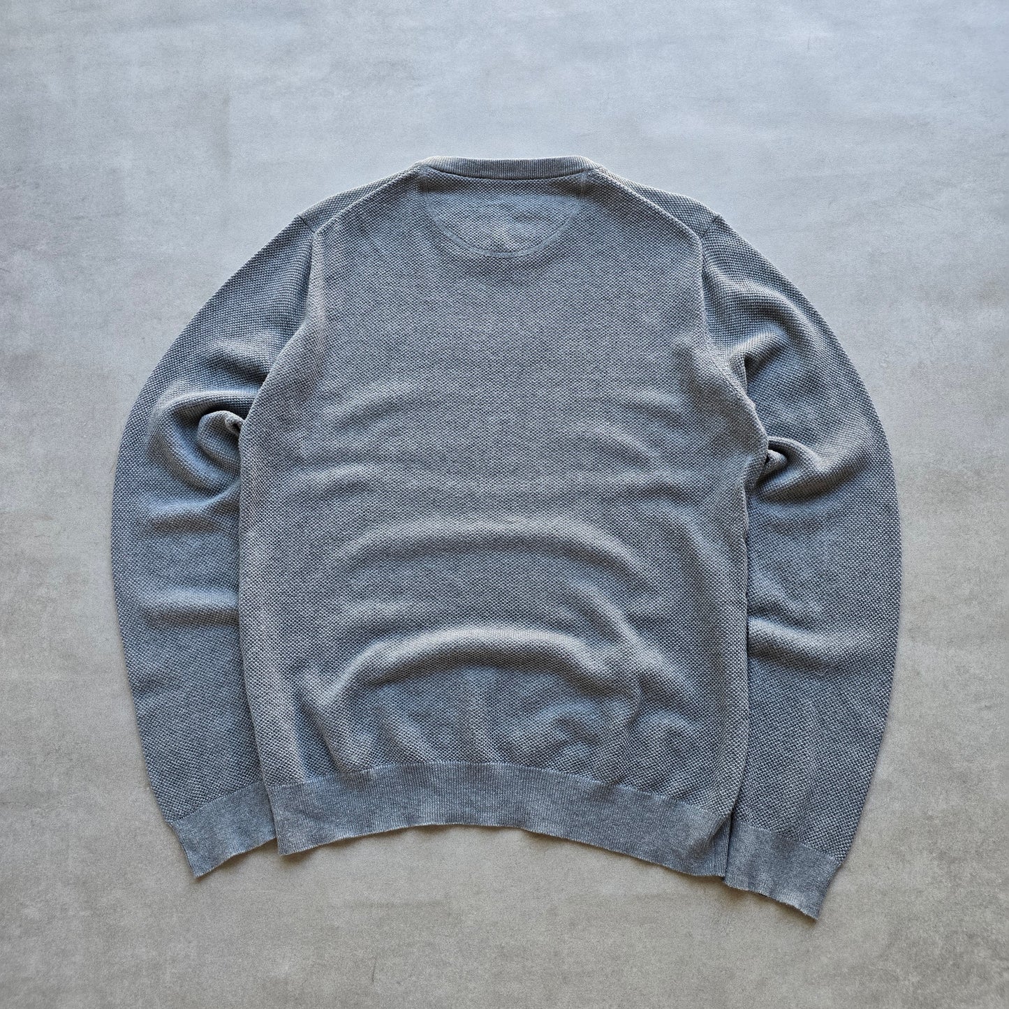 Gant Lightweight Knit Grey Sweater - L