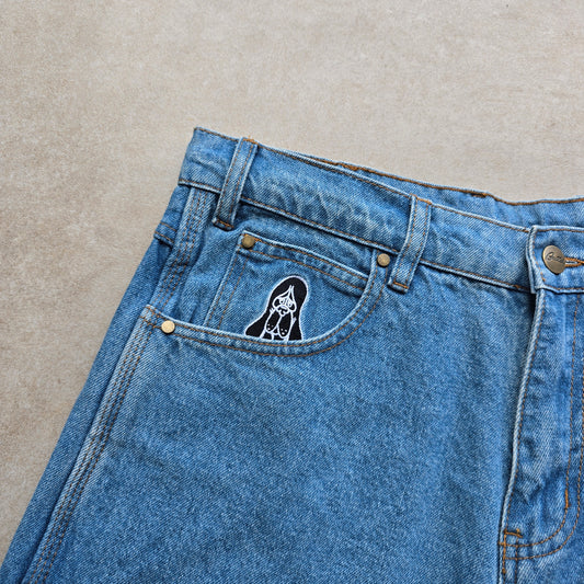 Butter Goods Hound Denim Shorts (NEW) - 32