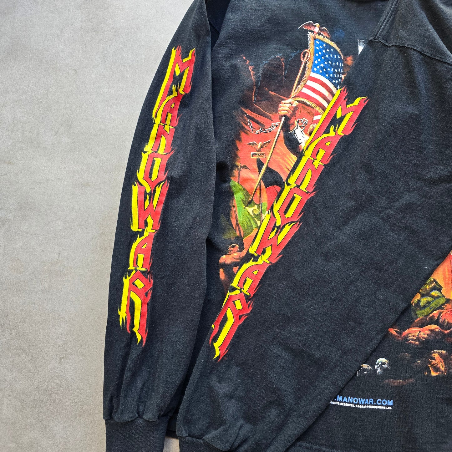 Vintage Manowar Warriors of the Word Long Sleeve Tee - XL