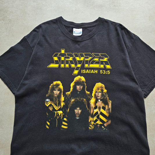 Vintage 2000's Stryper Isaiah 53:5 Tee - L