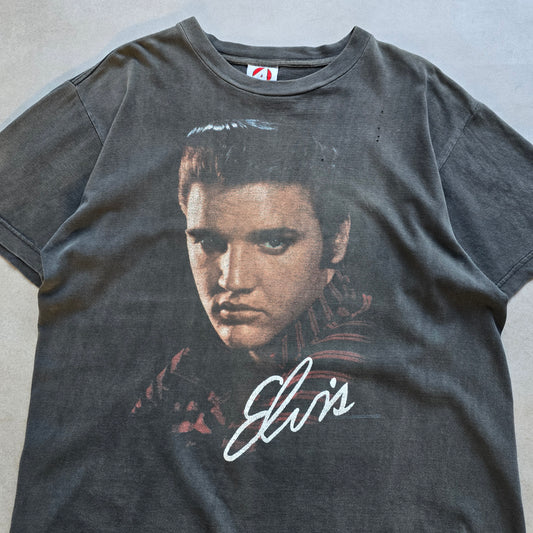 Vintage 90's Elvis Presley Faded Tee - M/L