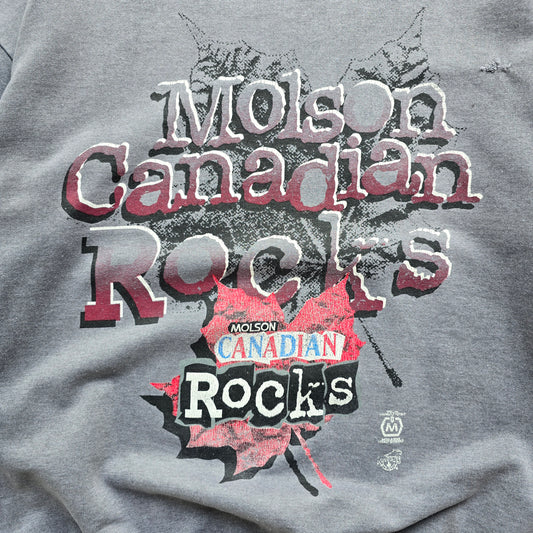 Vintage Molson Canadian Rocks Sweatshirt - L