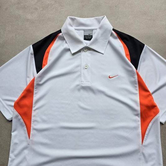 Vintage Nike Dri-Fit Embroidered Swoosh Polo Shirt - M